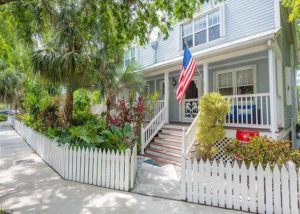 A vacation rental in Key West in the winter